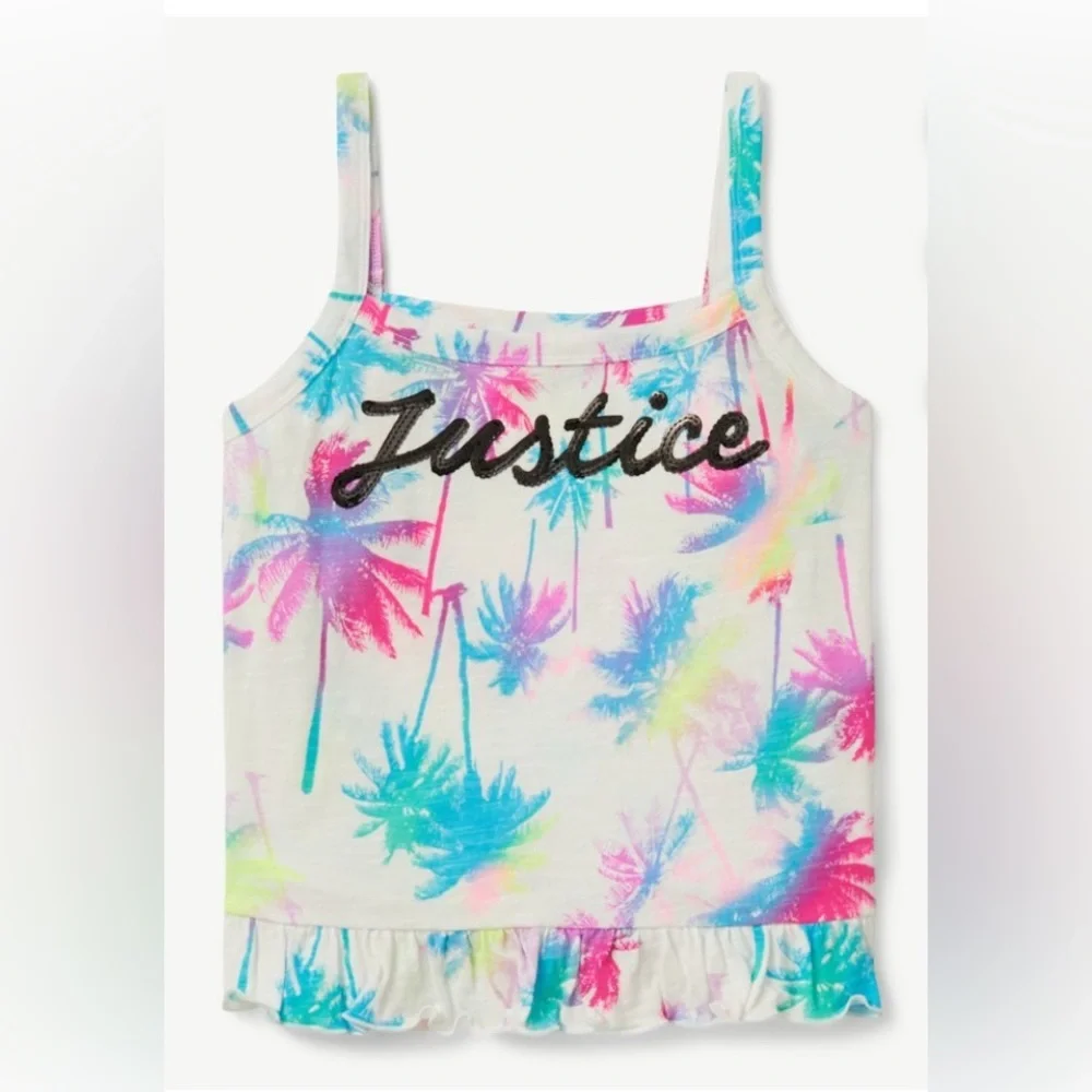 Justice Ruffled Camisole Tank Top